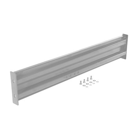 Vestil Bolt-On Style Guard Rail 5 Ft Silver GR-F2R-BO-5-SL